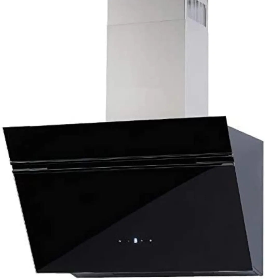Wolkenstein S5-60, Nástěnné digestoře, Cloudstone nakloněná kapota W Abs, Černá, 168 w, 63 dB, 60 cm