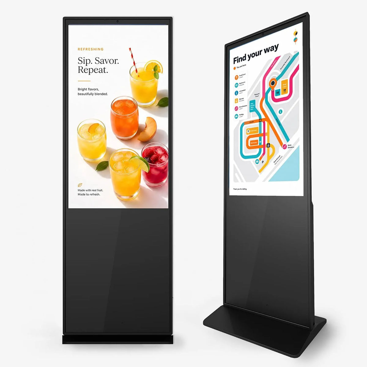 Xoro, Elektronické tabule, MegaPAD Signage 43T 43 'Full HD Digital Signage, Touch, Android 11, Černá, 43 ', Full HD, 1080 x 1920, 2G