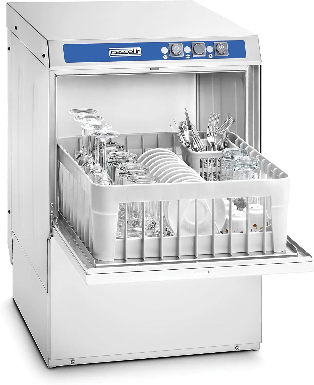 Casselin, Myčky nádobí, Kaselinová myčka skla z nerezové oceli 3200W - ve 3 různých ztělesnění, s měděným, Stříbrná, 3200W, 3 v, 350 x 350 mm