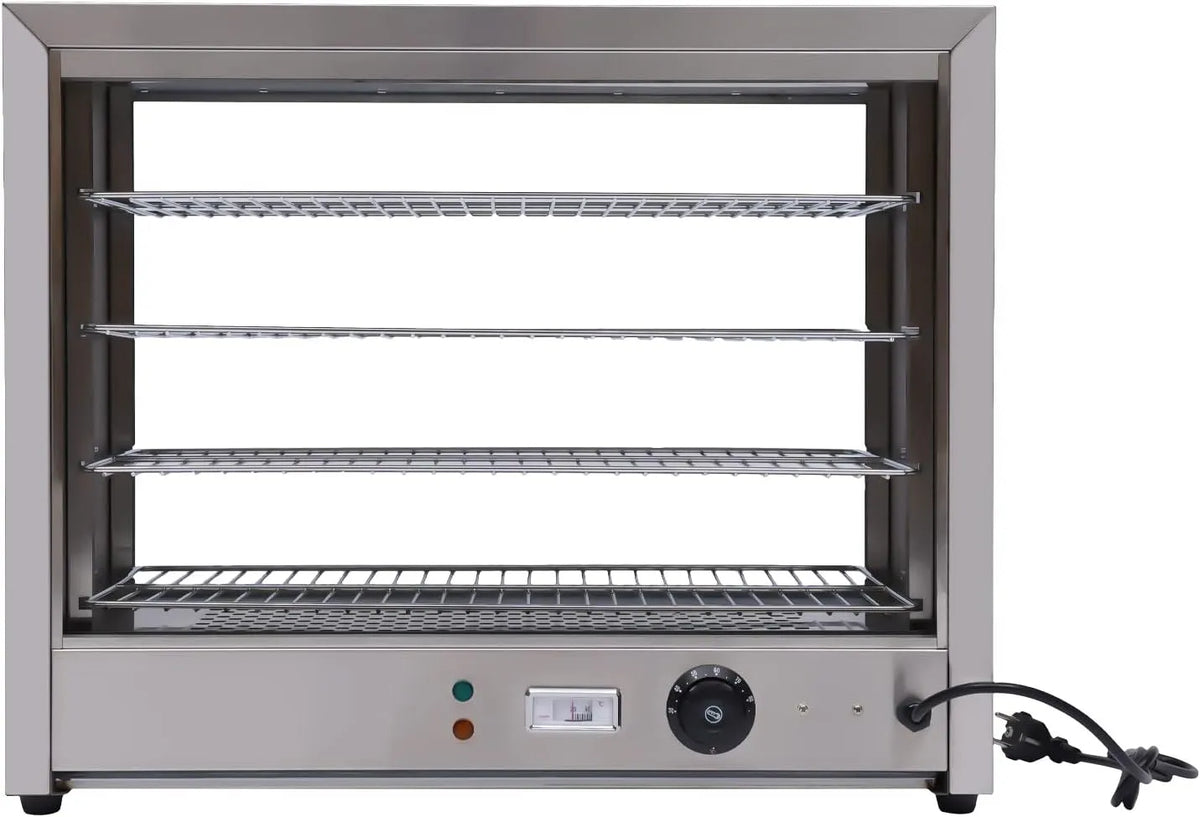 NadineDutol, Ohřívače nápojů a jídel, 800W 220V Topení skříň jídlo teplejší, 4 patra Hot counter Uchování horké kasety, Stříbrná, 800W, 220V