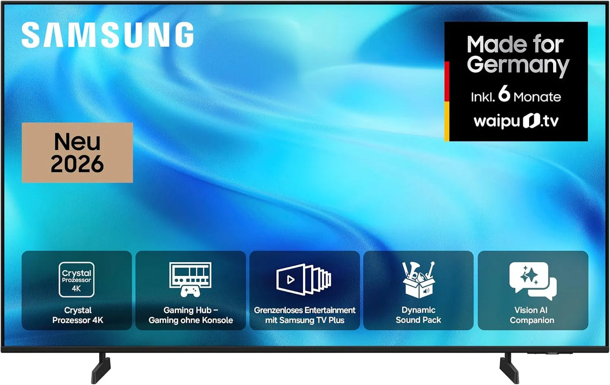 Samsung U7099H, Televizory, Crystal 4K 55 palců (138 cm), UHD TV, AI Companion pro vaše dotazy, 4K Upscaling, Černá, 4K, 138 cm, 5 x 70, 8 x 7