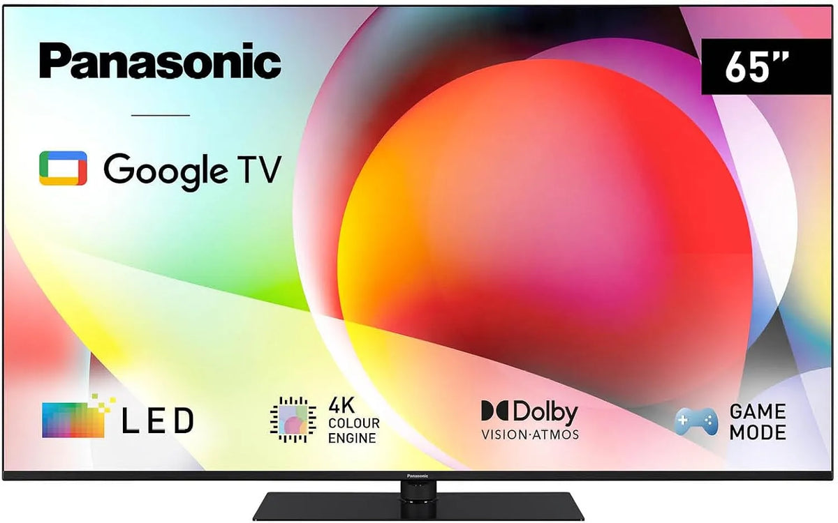 Panasonic W70-Serie TN-65W70AEZ, Televizory, TN- 65W70AEZ, W70 série 65 palců 4K Ultra HD LED Smart TV, 2024, Google Asistent, Černá, 65W, 4K