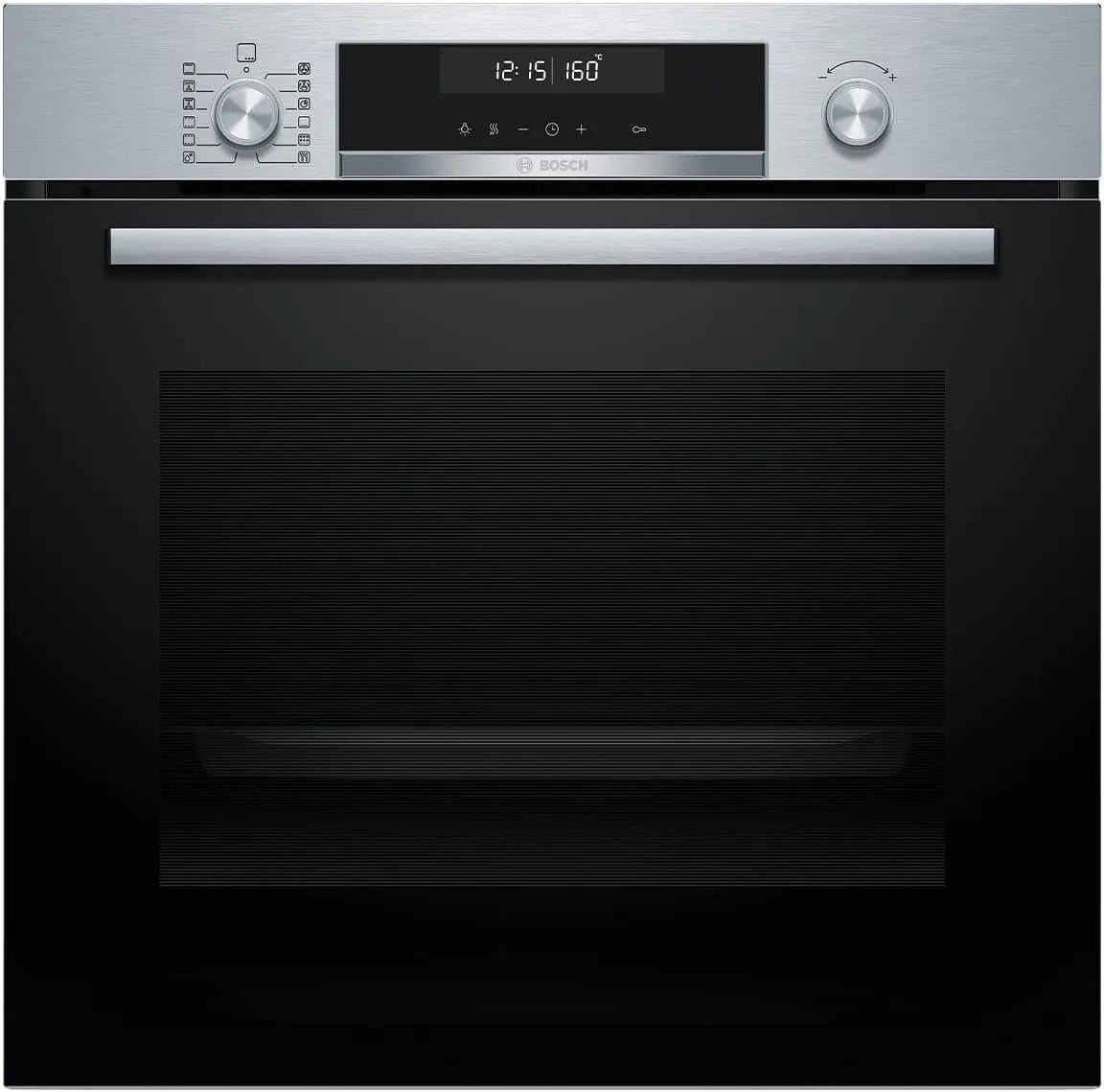 Bosch 3D-Hei HBG578BS3, Trouby, Series 6, built- in troub 60 x 60cm, pyrolýzní self-čištění, funkce smažení, Stříbrná, 60 x 60cm, 0, 94 kW