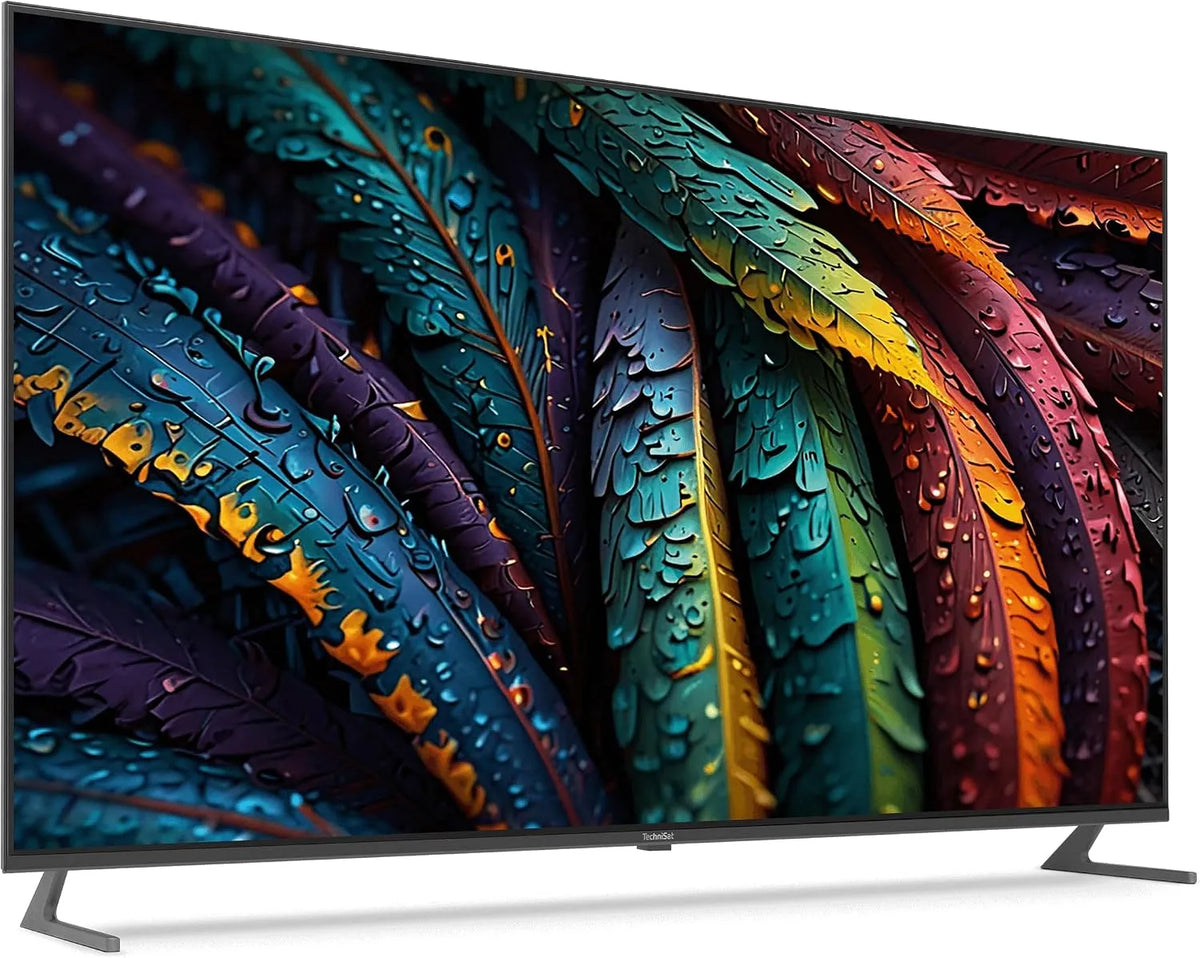 TechniSat 4K/UHD Zoll/139, Televizory, TV 55 UHD - 55 palců / 139 cm 4K / UHD Smart TV, Černá, 4K, 139 cm, miniLED