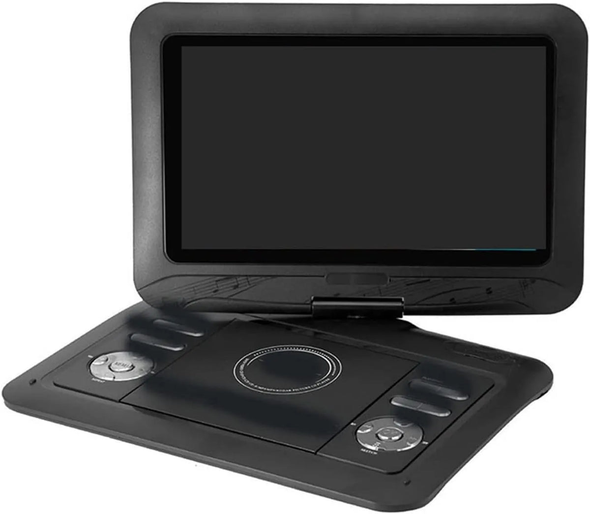 KJUEQ, DVD rekordér, Přenosný přehrávač TV 13.9 palců s digitálním. TV domácí LCD displej pro auto USB, Černá, 12V, 20 Hz, 1 V, 1.4 V