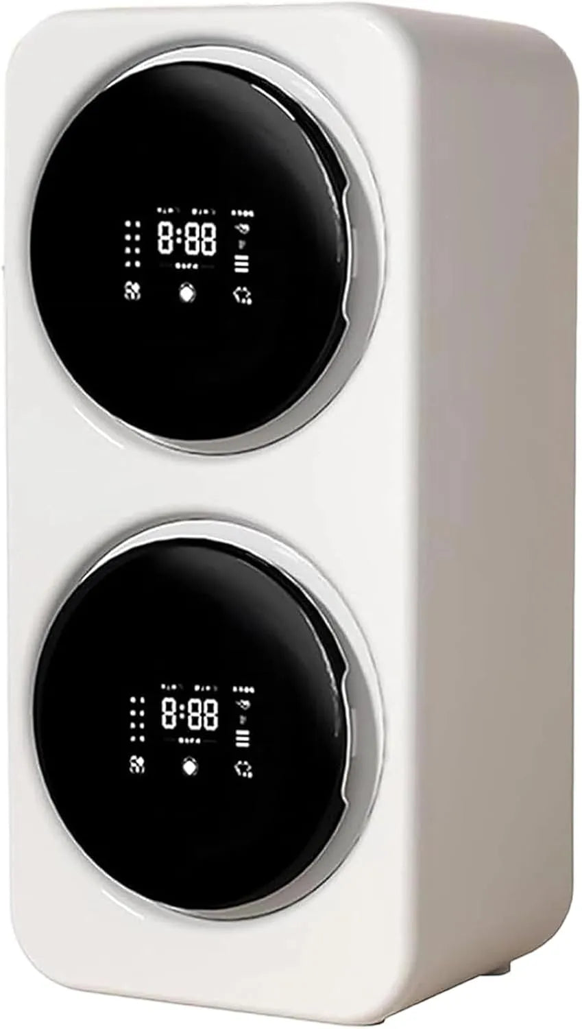 Xjymposium S5Wall-mountedmodel-White S5Wall, Přenosné pračky, Dvojitá komora podvážená pračka, 2 3.5 L Plně automatická mini ponožková, Bílá, 5W