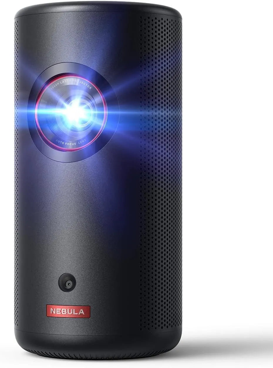 NEBULA 1080p, Projektory, podle Anker Capsule 3 Laser GTV Beamer, Mini Smart TV Beamer WLAN, Černá, 3 L, 900 g, 8W