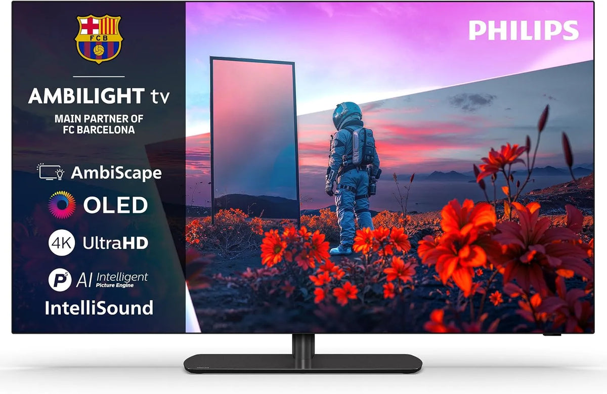 PHILIPS 55OLED811/12 55OLED811, Televizory, Ambilight TV / 12 55 palců 4K OLED Smart TV, Černá, 4K, OLED