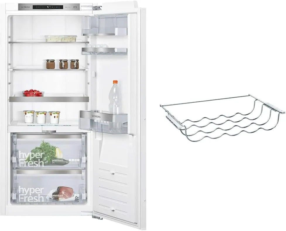 Siemens KI41FADE0 iQ700, Posun-in, built- in lednice / E / 138 kWh / rok / 187 l & KS10Z020 / Lahvička pro uvedené, Bílá, 138 kW, 187 l, 5 l
