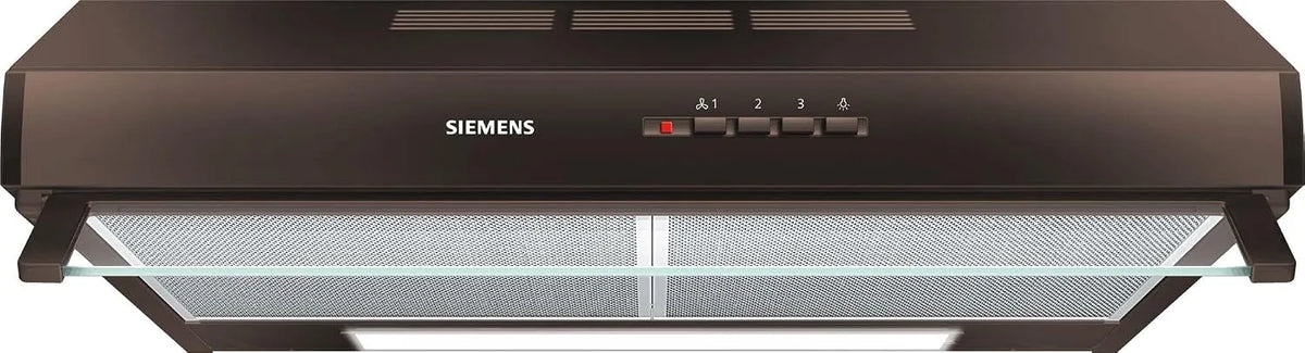 Siemens iQ300 LU63LCC40, Podstavné digestoře, Integrovaná podstavba 60 cm LED osvětlení, Černá, 60 cm, 63L