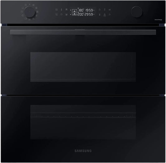 Samsung NV7B45502AK/U1 NV7B45502AK, Trouby, / U1 built-in trouba, 76 l, Dual Cook Flex, Pyrolytické Self- čištění, Černá / stříbrná, 1 V