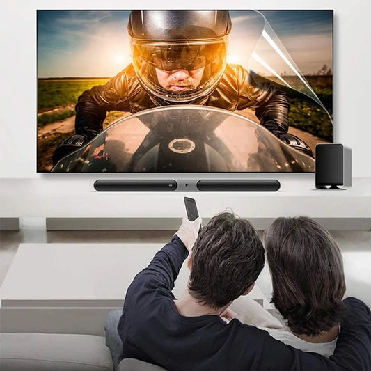 DLAZUM 3D-Fernseher, Ochranné prvky obrazovky TV, Ochranná fólie obrazovky pro bezrámové LCD, LED, plazmové a 3D televizory od 50, Černá, 0, 24 mm