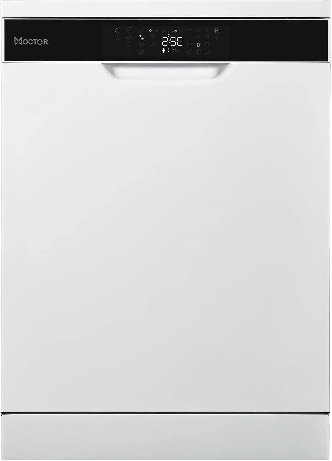Moctor DW70014AW, Myčky nádobí, 60 cm, myčka nádobí, 14 tailor- made stropy, Chytrý provoz s WI-FI App, Turbo Sušení, Bílá, 14 ', 44 dB, 240 V
