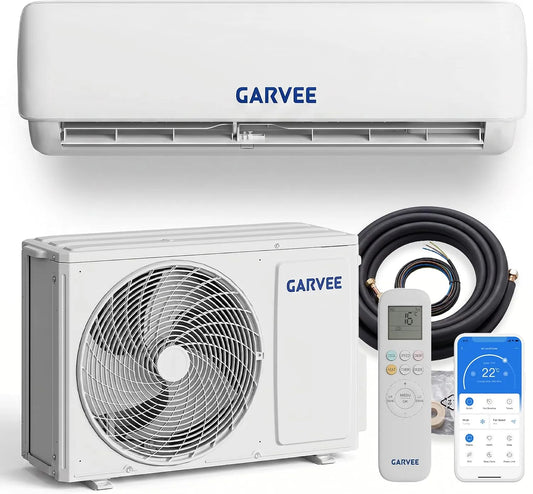 Koioplie, Splitové klimatizace, Rozdělený klimatizátor 12000 BTU (3.5 kW) - A + + Chlazení / Topení, Inverter, Bílá, 12000 BTU, 3.5 kW, 32 l