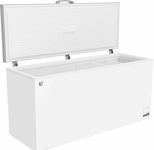 METRO Professional GHF2700S, Truhlicové mrazničky, METRO Profesionální mrazák, 700 L, 125 W, mrazák, 3 skladovací koše, zámek, Bílá