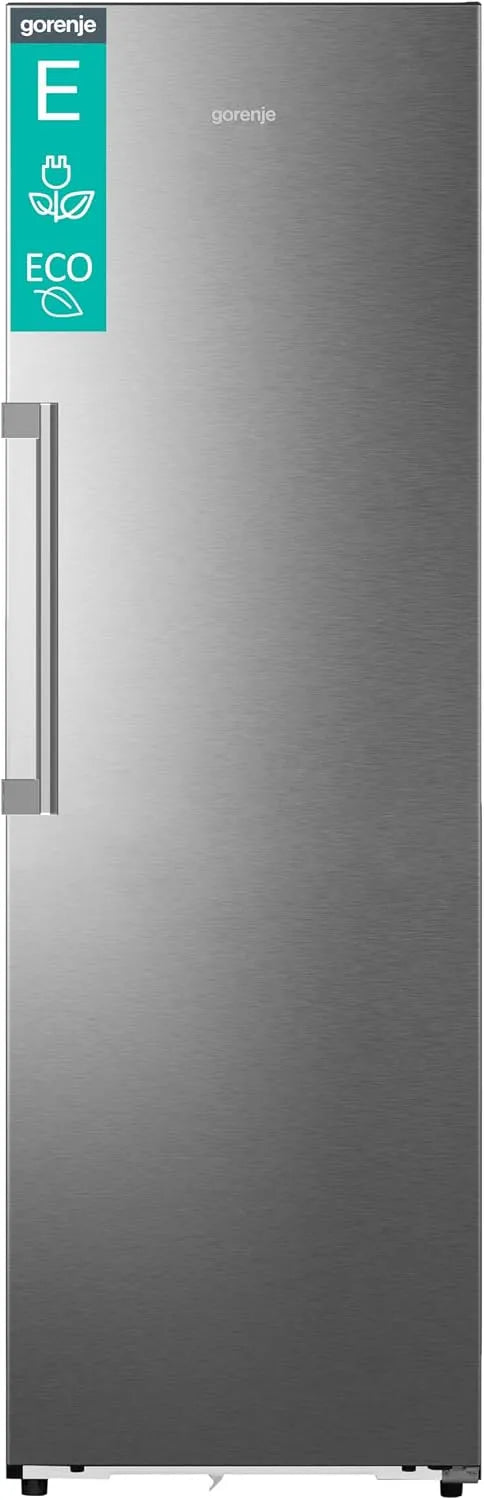 Gorenje RN618E6X6WF, Chladničky, lednička, 372 litrů, SmartFit, 185cm výška, CrispZone s kontrolou vlhkosti, Wifi, Stříbrná, 6X6, 372 l, 185cm