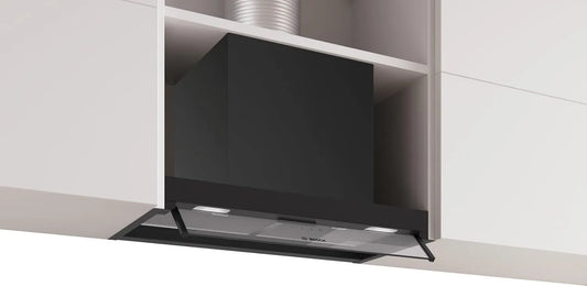 Bosch DBB65CC60, Ostrůvkové digestoře, Série 4, Integrovaná konstrukční kápě, 60 cm, Čiré sklo, Hladká hmota, Průhledná, 20 kg, 10 kg