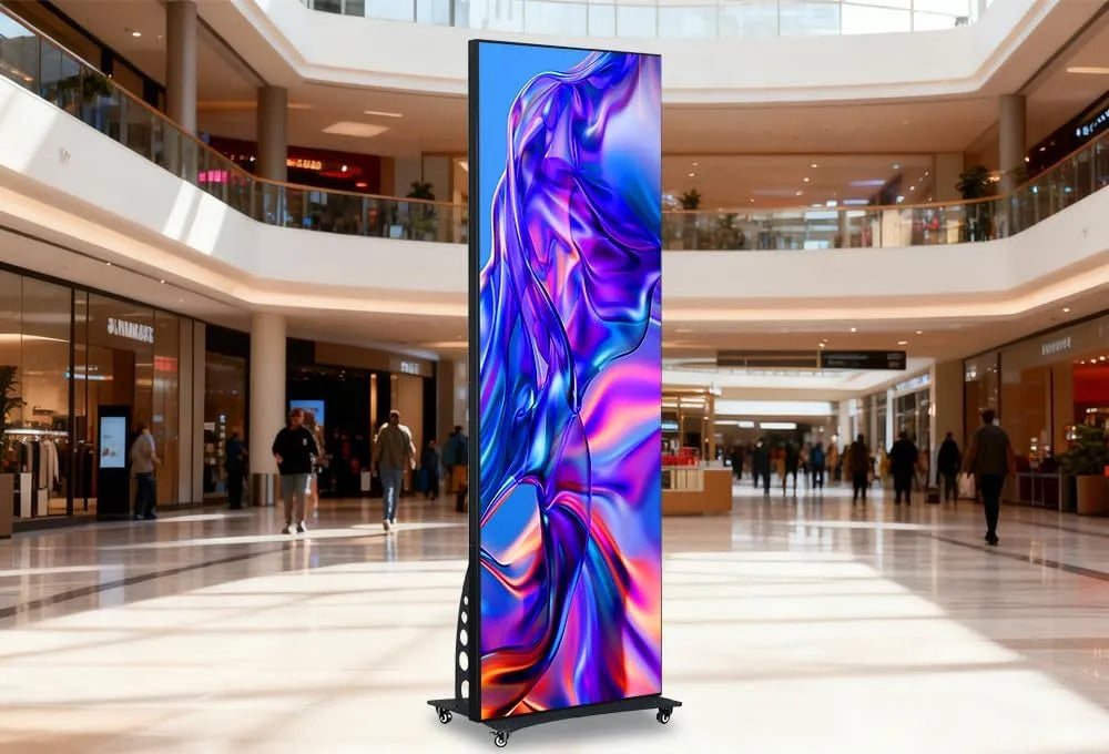 Generisch P1.86, Znaky, 203.2 cm LED digitální signage displej Skládací obrazovka WiFi 4G USB, Černá, 203.2 cm, 4G, 1.86 L, 3L