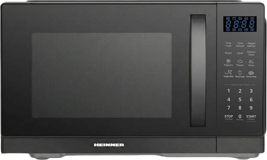 HEINNER HMW-MD25DBK, Multifunkční mikrovlnné trouby, Mikrovlnná trouba 25 L, 900 W - digitální, 11 úrovní výkonu, 6 automatických, Černá, 25 L