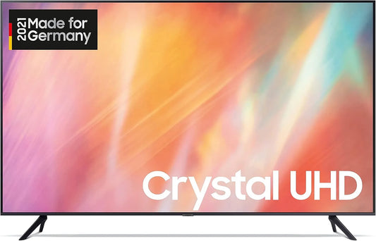 Samsung AU7199 GU55AU7199UXZG, Televizory, Crystal UHD TV 4K 55 palců (GU55 UXZG, německý model), HDR, Q-Symphony, bezrámový, Černá, 4K, 7199 v