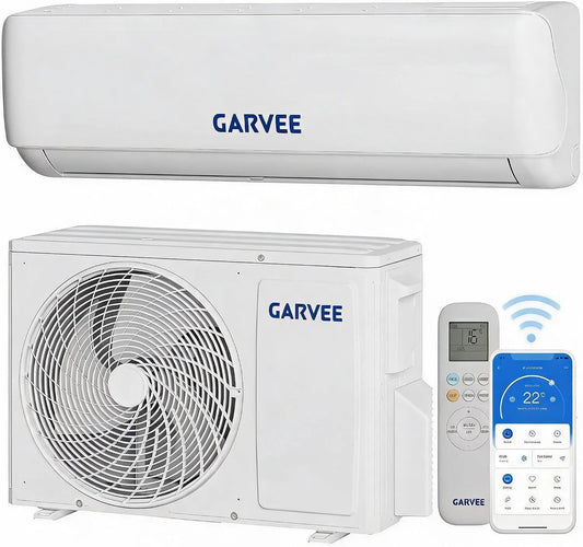 Euker 110m2, Splitové klimatizace, Energeticky účinný klídič pro rozdělení vzduchu 12000 BTU (3.5 kW) - Topení a, Bílá, 12000 BTU, 3.5 kW