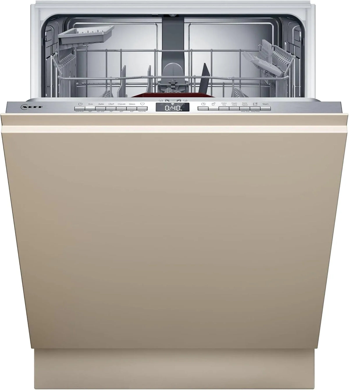 Neff S275EAX16E, Myčky nádobí, 60 cm, N 50 Smart Plně integrovaný XXL myčka nádobí 60 cm, Stříbrná, 86cm, 42 dB