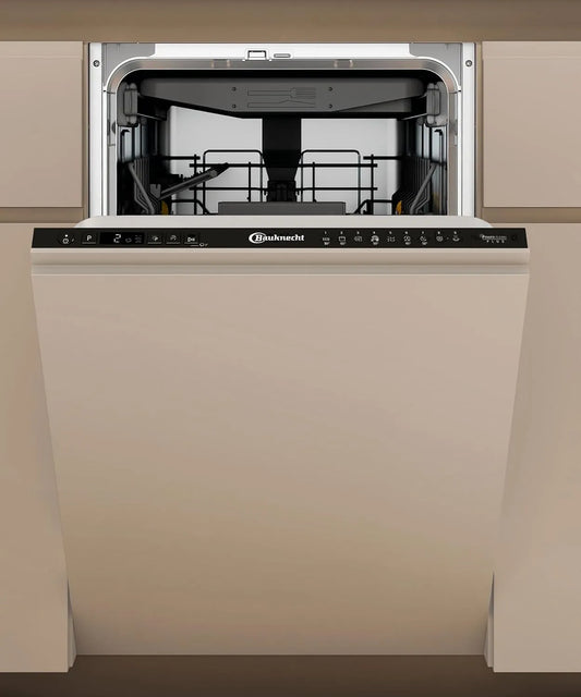 Bauknecht BK6IC11BS7LA0, Myčky nádobí, 60 cm, Plně integrovatelný pračka nádobí (45 cm) / ActiveDry / Sensor Program /, Stříbrná, 7L, 45 cm