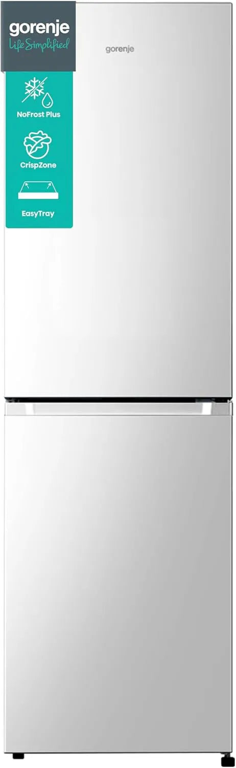 Gorenje ECW4, Kombinované chladničky s mrazákem, NRK 418 lednice - mrazák kombinace, 256 L, NoFrost Plus, bílá, 4 l, 171 L, 85 L