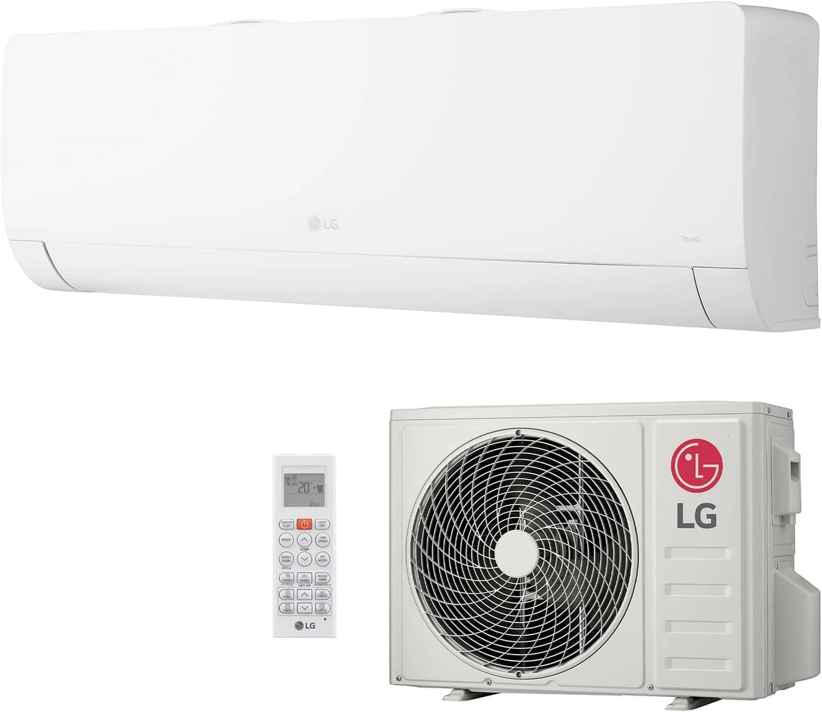 LG WZ09AWN.SNU1 WZ09AWU.SUU1, Splitové klimatizace, Mono Split Air Conditioner Libero WZ + 9000 Btu, klimatizace s tepelným čerpadlem, Bílá