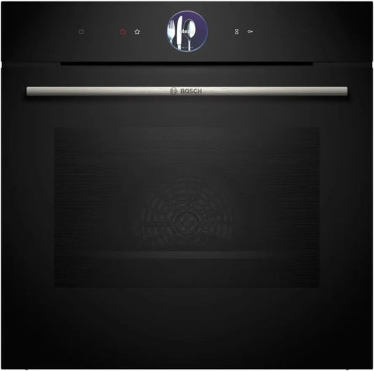 Bosch HBG7764B1 iQ700, Trouby, Smarter built- in troubě, 60 x 60 cm, černá, Made in Germany, Pyrolýza &, 1 v, 120 cm, 240 V