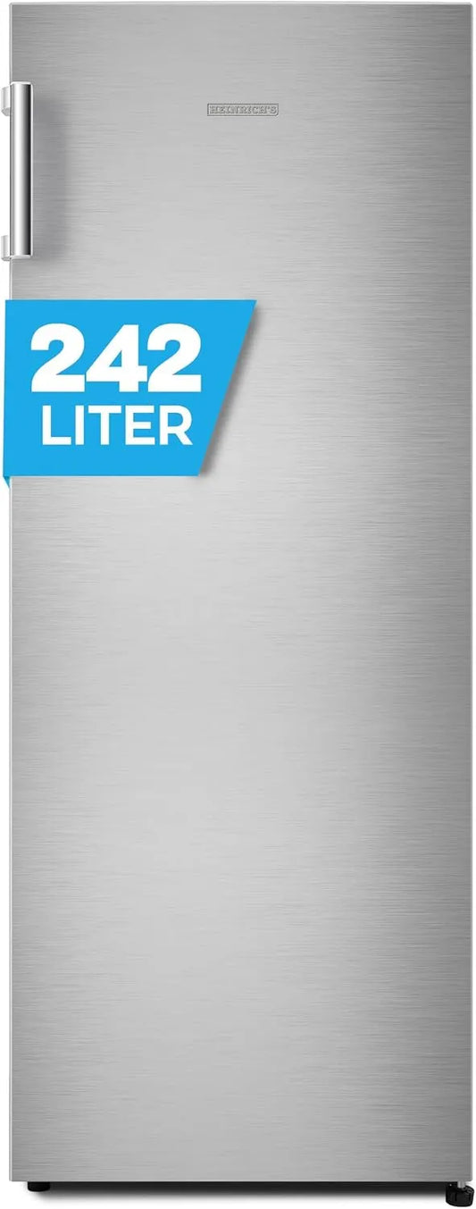 Heinrich´s 5Glasablagen, Kombinované chladničky s mrazákem, Heinrich Româs freestanding lednice 242L, lednice bez mrazáku, XXL, plně pokojová