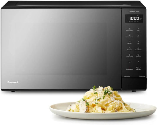 Panasonic NN-ST65QBEPG, Samostatné mikrovlnné trouby, NN- 32L Inverter Solo Mikrovlnná trouba, 1000 Watt výkon, Genius Sensor, Černá