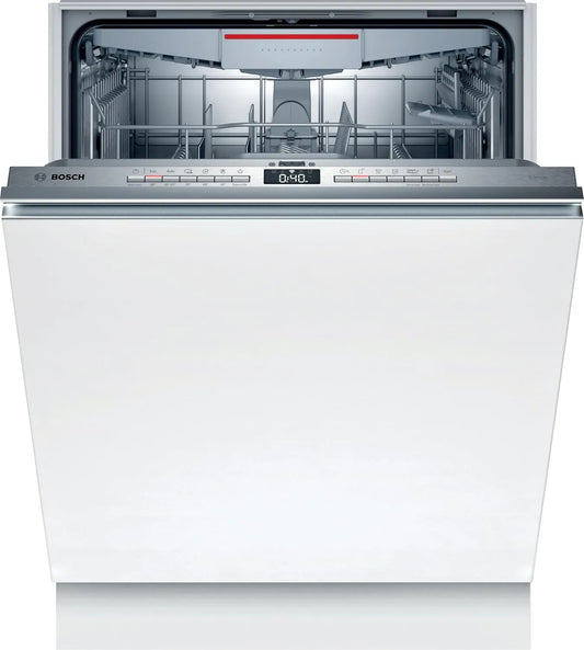 Bosch SMV4HVX45E, Myčky nádobí, 60 cm, Series 4, myčka nádobí, Home Connect - 13 příbory, EcoSilence Motor, Stříbrná, 92 kW, 9.5 l