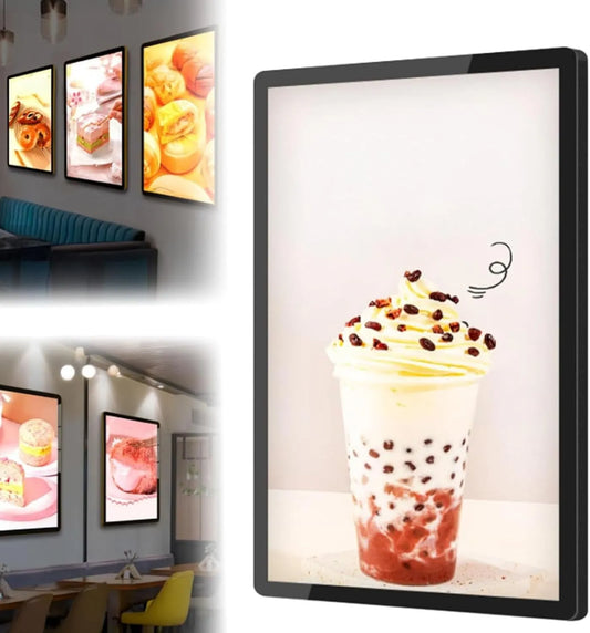 Generisch, LCD grafické displeje, Digitální signage displej Kiosek, komerční reklamní video přehrávač s Smart Split, Černá, 47 cm, 54, 6 cm