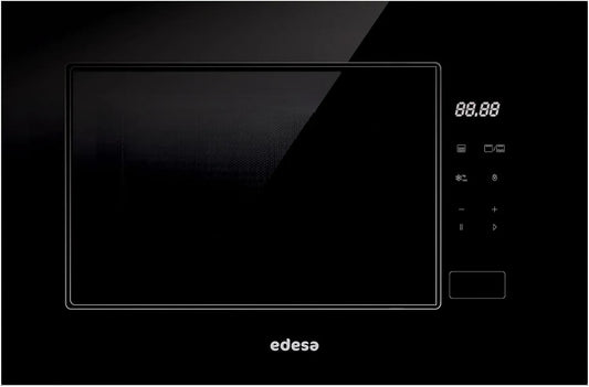 Edesa EMW-2021-IG, Mikrovlny s ovesným a grilem, built- v mikrovlnné troubě BK, bezrámové, velké kapacity, 20 litrů, grilování, Černá, 20 l