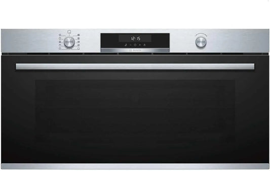 Bosch 1-fach VBC5580S0, Trouby, ova série 6 built- in trouba, 48 x 90 cm extra široký, LCD dotykový displej, Černá / stříbrná, 48 x 90 cm, 5 x 89