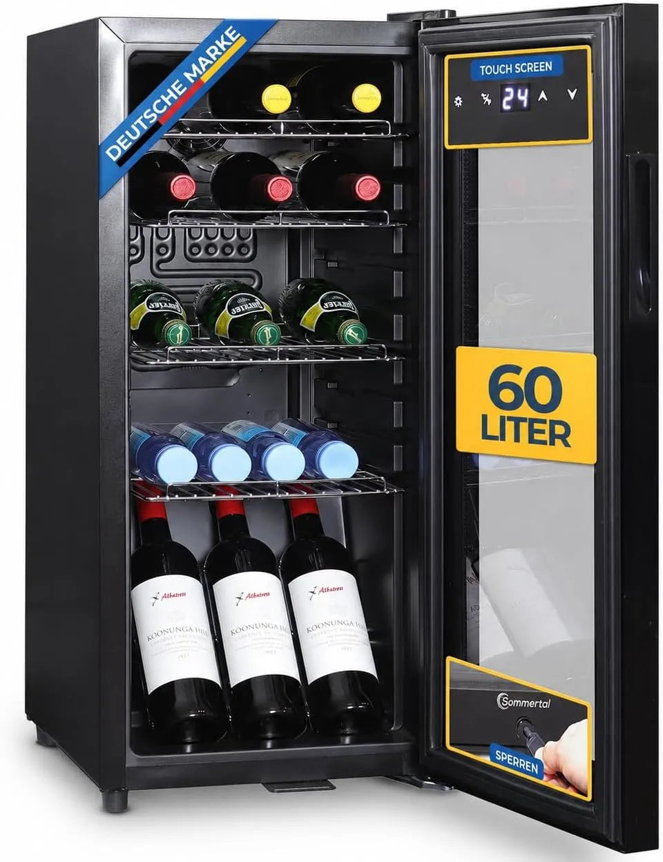 Sommertal, Nápojové chladničky, nápoj lednice 60L, Bílá, 60L