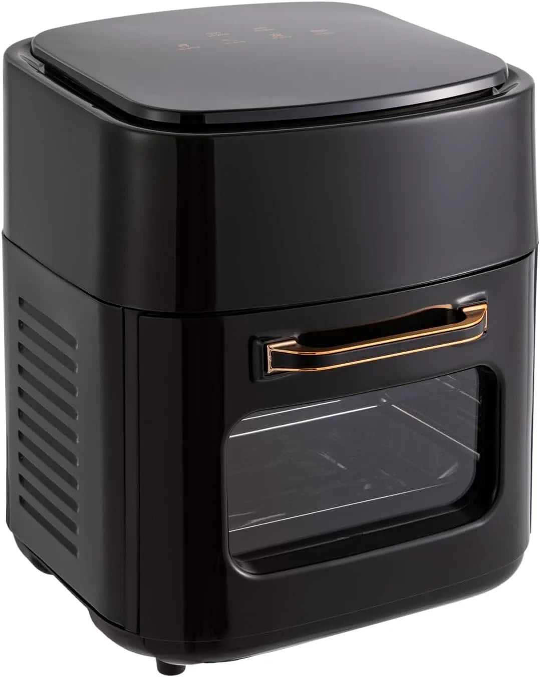 Dettchan, Horkovzdušné fritézy, černá Air Fryer Pevna, 15L 1400W Instant Pot Smart Air Fryer Sporák, pro domácí, Černá, 15L, 1400W, 370.5mm