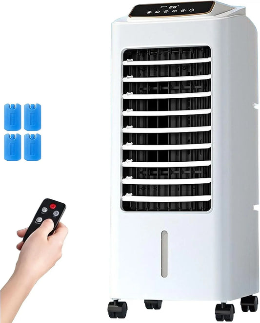 LYUCAYHQ, Mobilní klimatizace, Mobilní klimatizace s kapacitou 6, 5L, chlazení a zvlhčovací funkce, Bílá, 6, 80 W, 220 V, 50 Hz