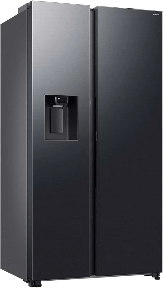 Samsung RS80F66KBFEF, Kombinované chladničky s mrazákem, boční chladič-mrazák, AI lednička s mrazákem, 178 cm, 634 l, ledový a vodní, Černá