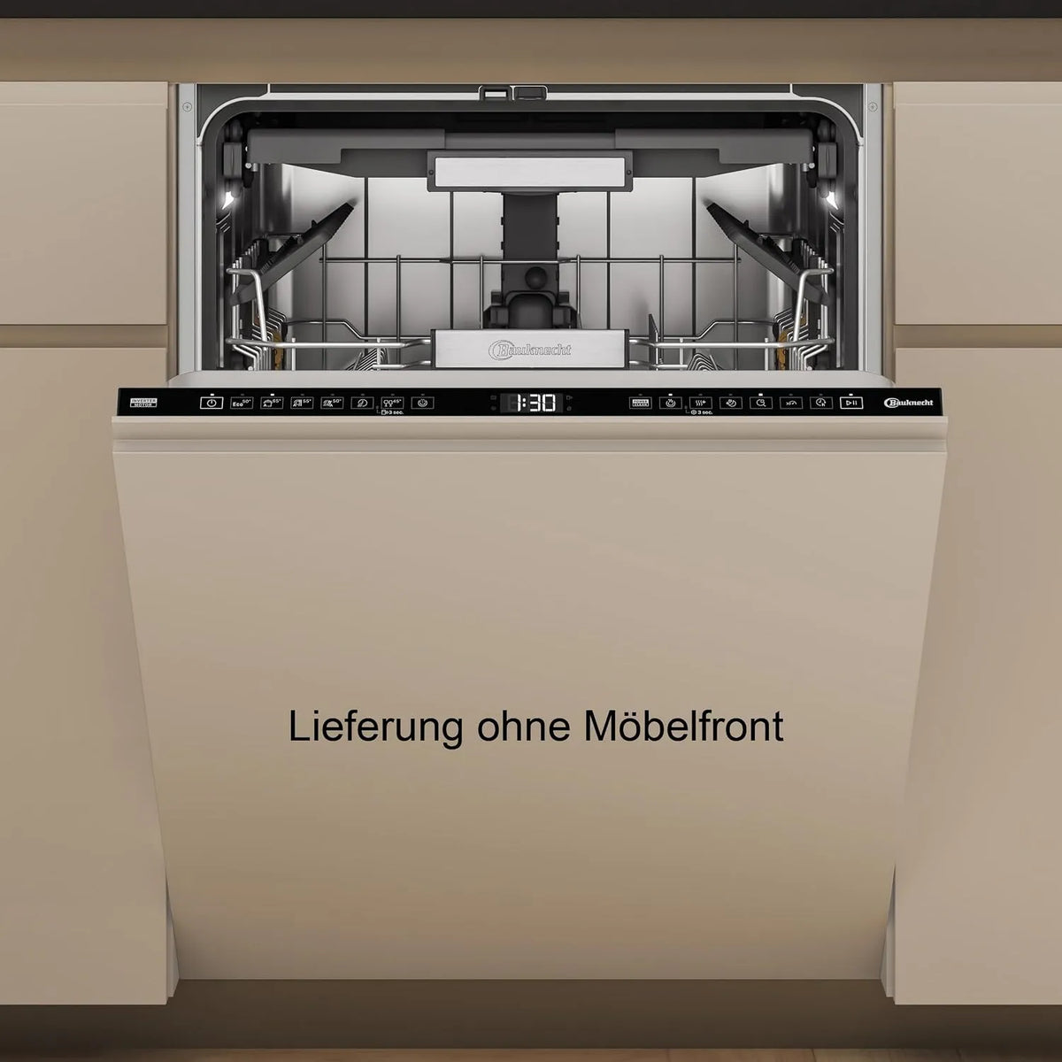 Bauknecht cm/15 BD7I, Myčky nádobí, 60 cm, HF60 TUC Plně integrovaný myčka nádobí / 60 cm / 15 Upravitelný strop /, Stříbrná, 55 kW