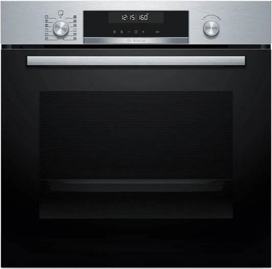 Bosch 3D-Hei HBG578BS3, Trouby, Series 6, built- in troub 60 x 60cm, pyrolýzní self-čištění, funkce smažení, Stříbrná, 60 x 60cm, 0, 94 kW