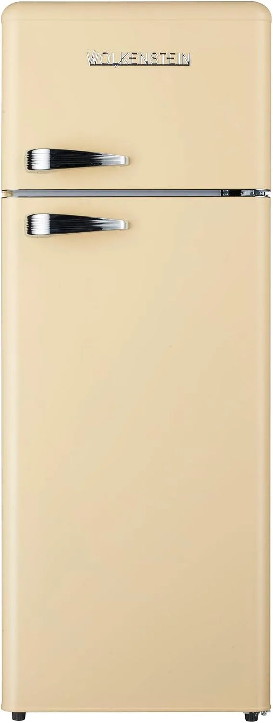 Wolkenstein GK212.4RT SC211, Kombinované chladničky s mrazákem, Cloudstone Retro Cooling- Mrazicí kombinace Liter, Bílá, 211 L, 221 L, 41 dB