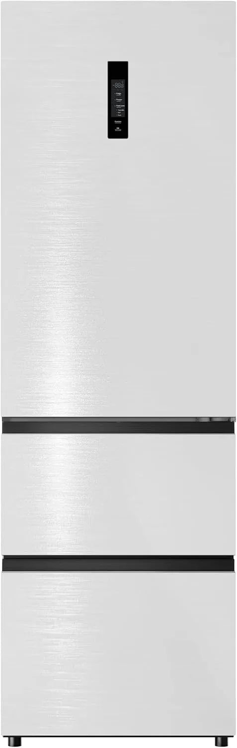Wolkenstein WFD400ENFDWB, Kombinované chladničky s mrazákem, Cloudstone Cooling- mrazicí kombinace, Černá, 252 l, 149 l, 401 l