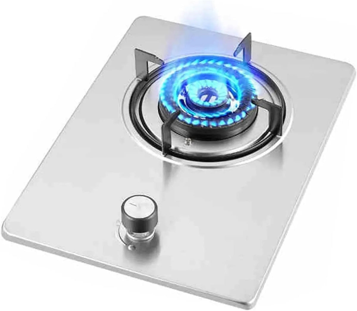 THEGA, Stáda v kempech, Gas Kocher Camping - 1 Burner Propane plynový sporák, Kuchyně Counter Top Sporák, Černá, 4.2KW, 2 cm