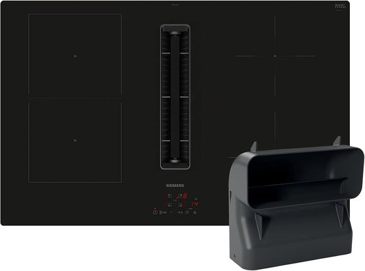 Siemens ED801BGA6 ED801BS16E, Varné desky, indukce výboje + plochý kanál HZ9VDSB4, Černá, 9V, 80 cm, 190 mm, 210 mm