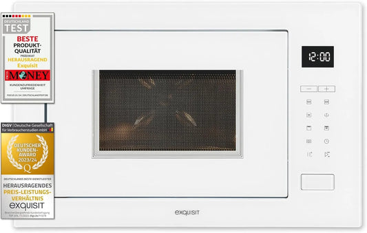 Exquisit EMW25-G-020 EMW25, Samostatné mikrovlnné trouby, Excelentní - G-020 bílá, 1200 W