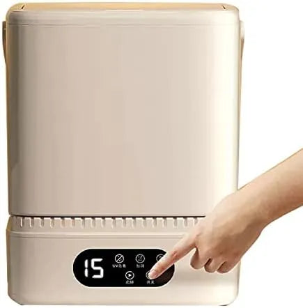 Generisch, Pračky, Přenosná mini pračka, 5 l, kompaktní sušička na oblečení pro snadné ovládání a, Bílá, 100 V, 240 V