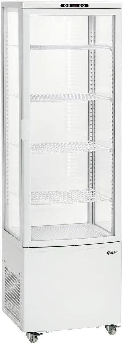 Bartscher, Chladicí vitríny, Koelvitrin 235L, Černá, 235L