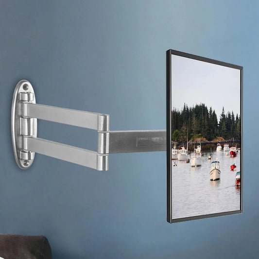 Generisch, Nástěnné a stropní držáky, Stojan na otočný a otočný monitor - Nástěnný držák pro 12- 24 palcové televizory, Černá, 10 kg, 438 mm